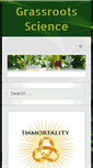 Mobile Screenshot of grassroots-science.org
