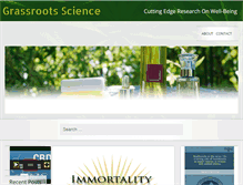 Tablet Screenshot of grassroots-science.org